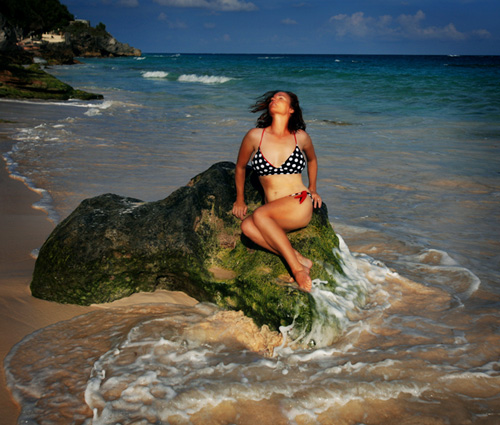 Mermaid on the rock